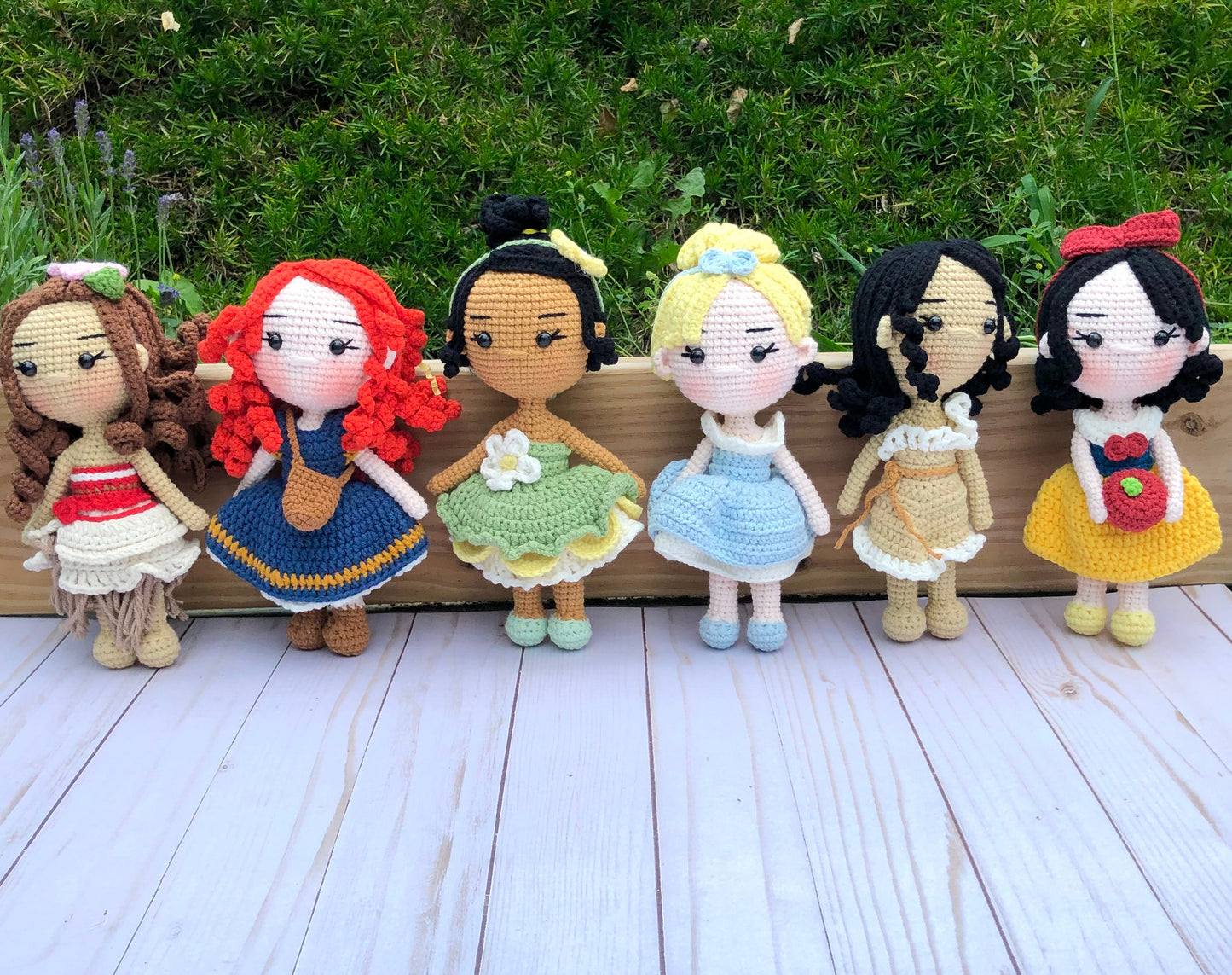 Handmade  Princess Inspired Doll Crochet, Amigurumi princess doll, Soft Toy For Baby, Toddler, Kid, Adult Hobby