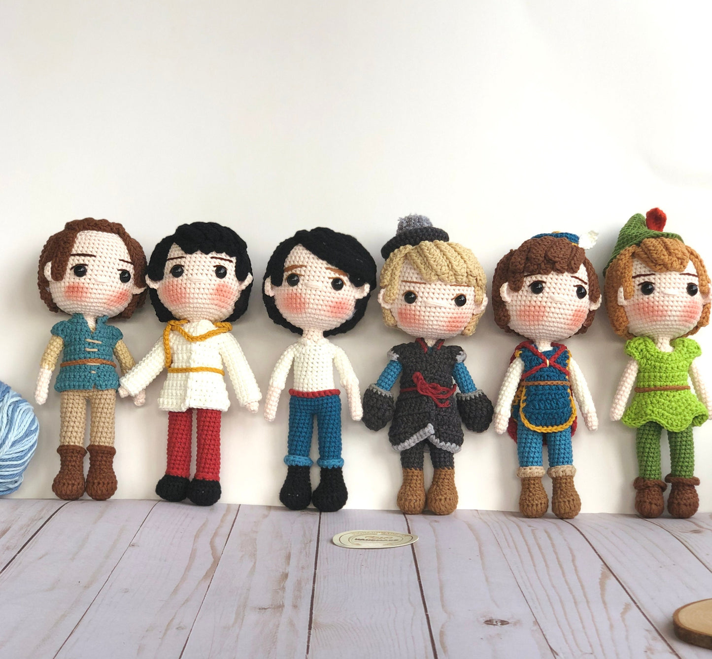 Handmade  animator Prince doll crochet, amigurumi, cute, soft toy for baby, toddler, kid, adult hobby