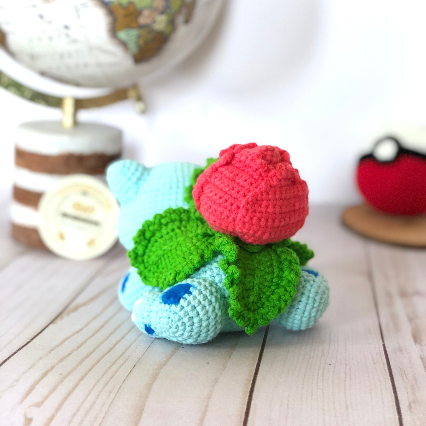 Crochet Bulbasaur Inspired, Custom Order