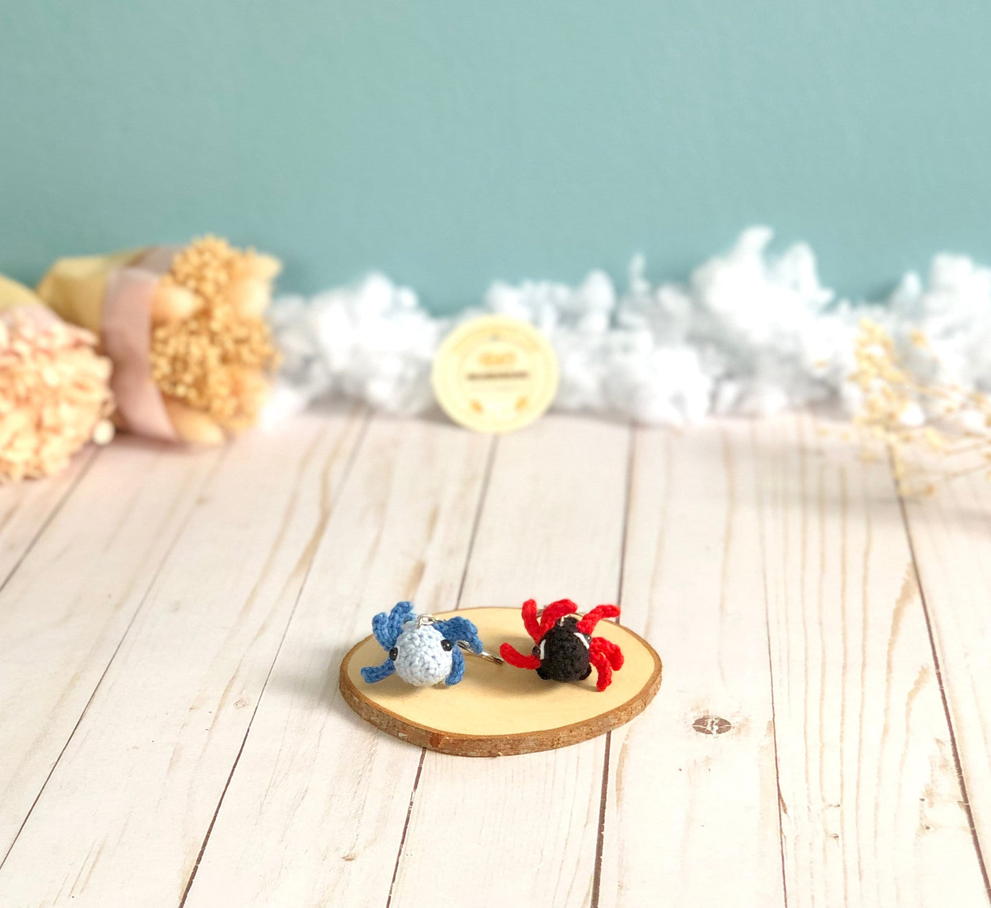 Handmade keychain, tiny Axolotl keychain, plushie toy, cute gift