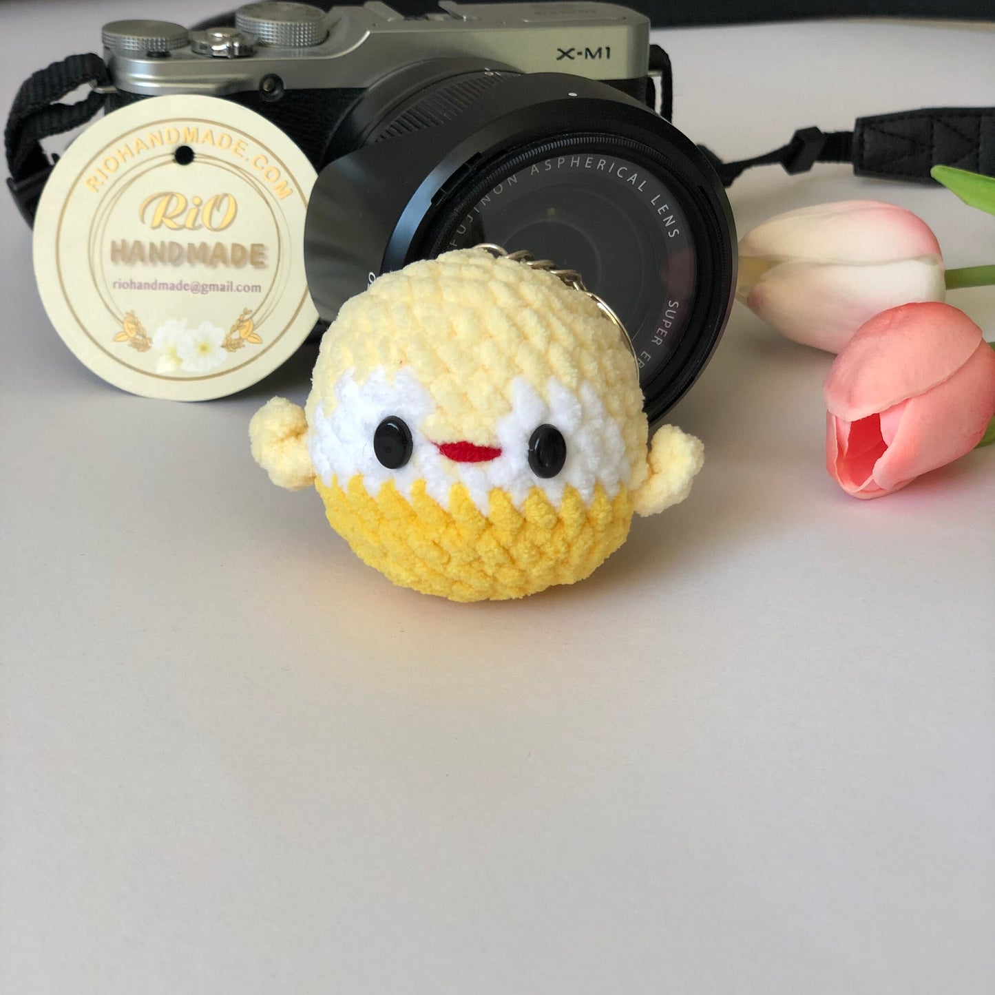 Handmade stress penguin crochet keychain, amigurumi penguin, stress friend, car rear view hanging, soft penguin, plushie toy, cute gift,