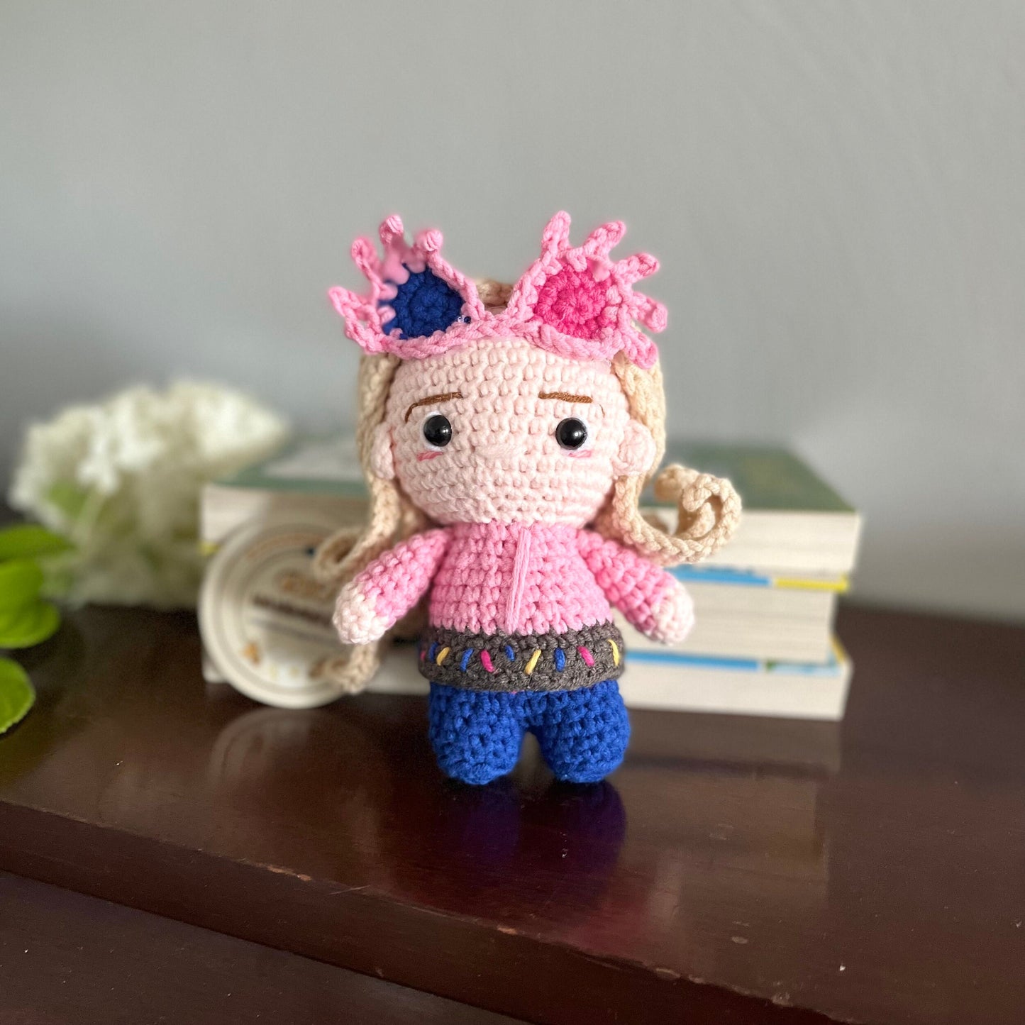 Rio Handmade crocheted doll, Crochet doll, Handmade plush doll,  custom doll, Cute gift