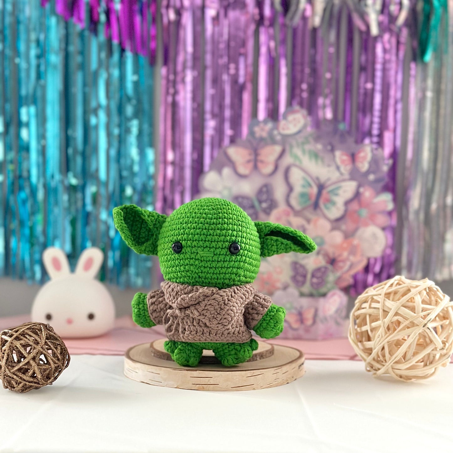 Handmade Baby Yoda Inspired, Crochet Grogu Inspired, Amigurumi Plushie, Plushie Toy, Baby Yoda gift, Grogu, Star Wars gift