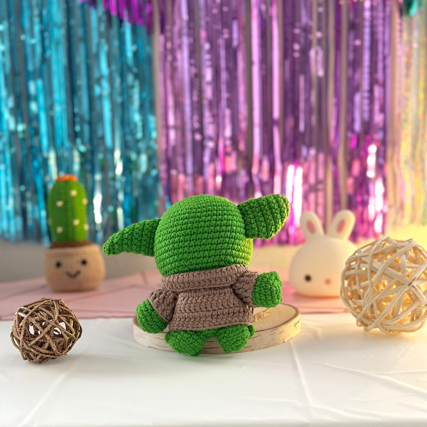 Handmade Baby Yoda Inspired, Crochet Grogu Inspired, Amigurumi Plushie, Plushie Toy, Baby Yoda gift, Grogu, Star Wars gift