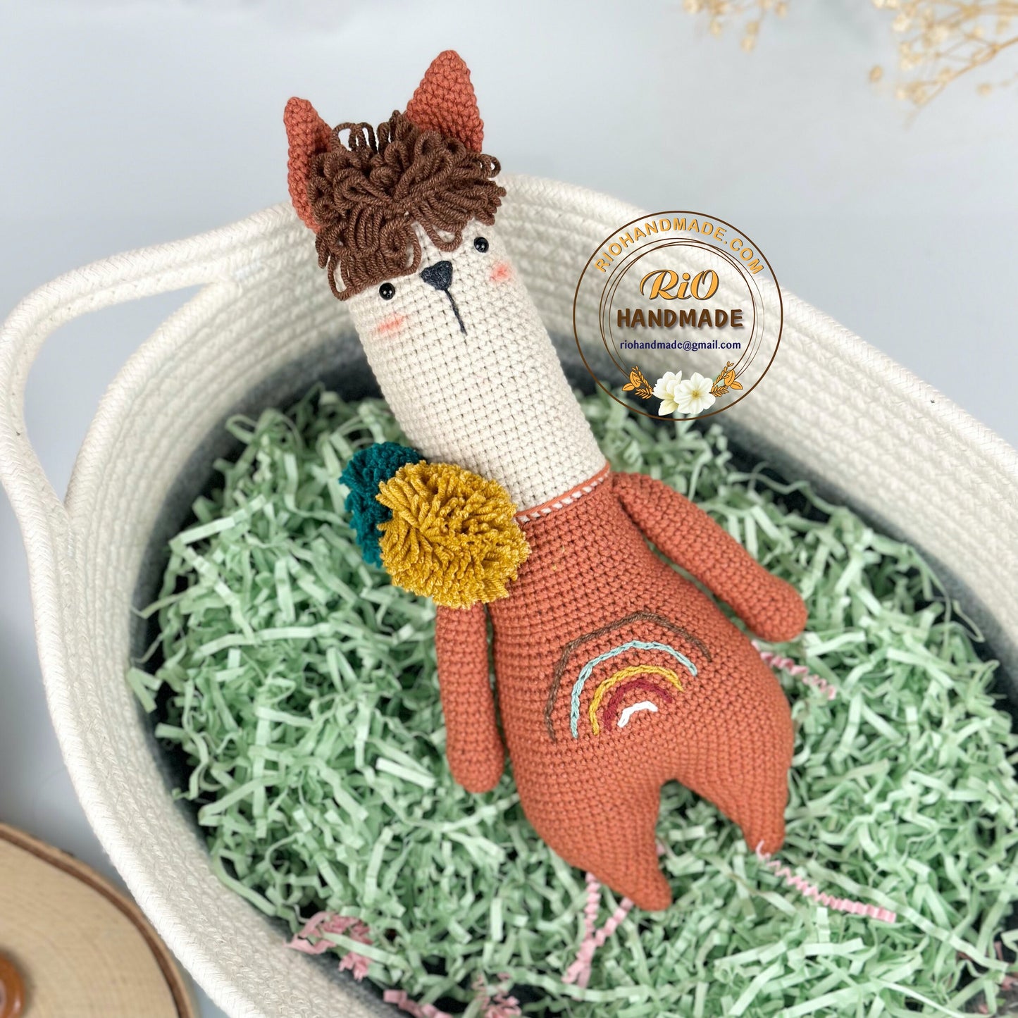 Ready To Ship, Handmade  Alpaca crochet, amigurumi Alpaca plushie, cute stuffed, soft toy for baby, toddler, kid, adult hobby, high quality