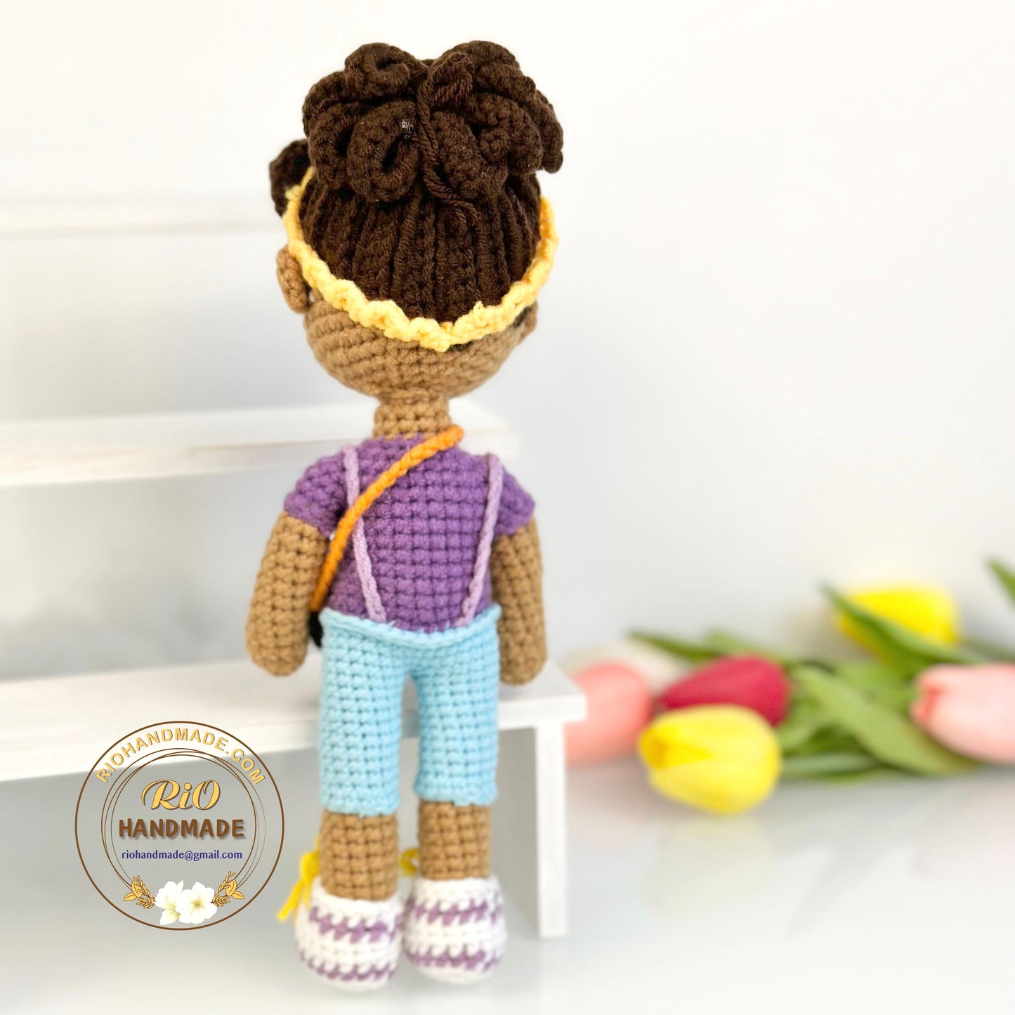 Handmade crocheted doll, Crochet doll, Handmade plush doll, custom doll, Cute gift